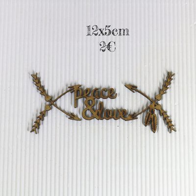 Peace and love entre flèches