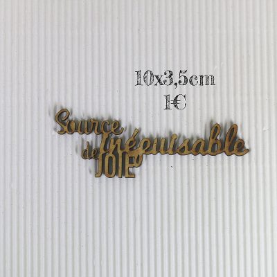 Source inépuisable de joie