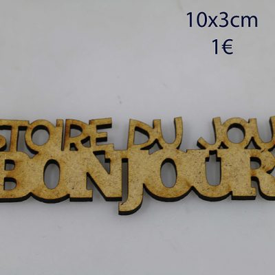 Histoire du jour bonjour