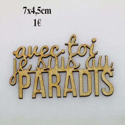 Avec toi je suis au paradis