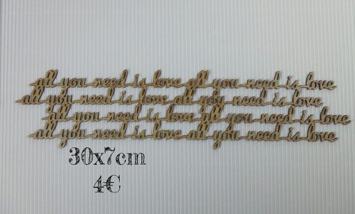 Bordure all you need is love