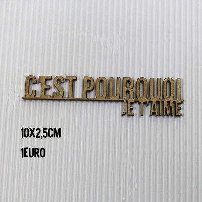 C'est pourquoi je t'aime