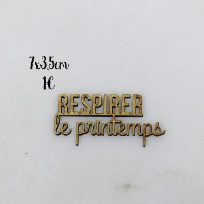 Respirer le printemps