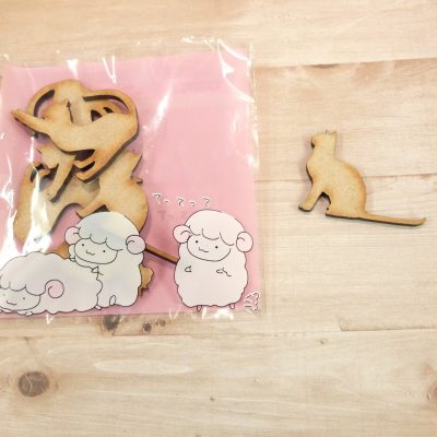 Sachet silhouette chats