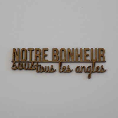 Notre bonheur sous tous les angles