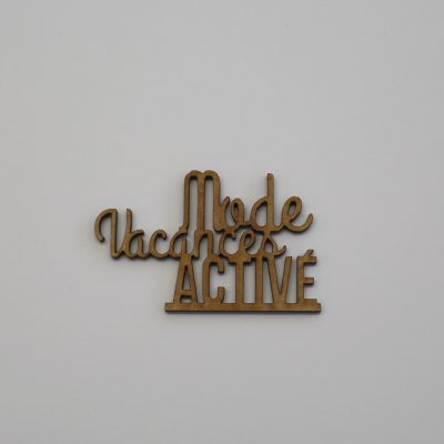 Mode vacances activé