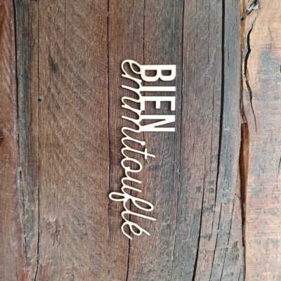 Bien emmitouflé BOIS ou CARTON BOIS