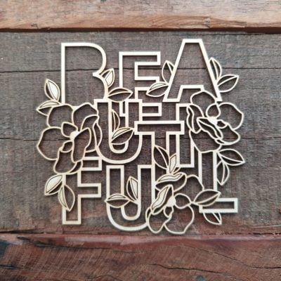 Carton bois BEAUTIFUL