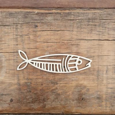 Carton bois poisson avril
