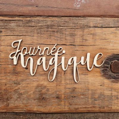 Carton bois Journée magique