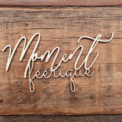 Carton bois Moment féérique