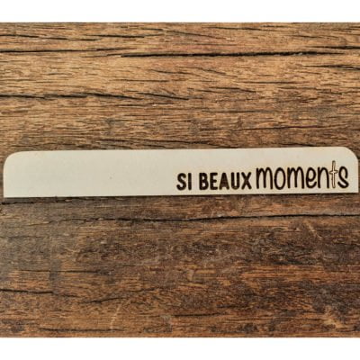 Carton bois Onglet si beaux moments