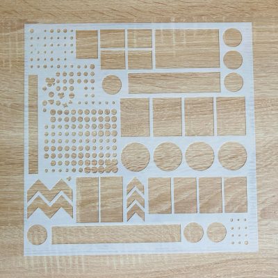 Pochoir 30x30 moonboard 1 tableau d'inspiration