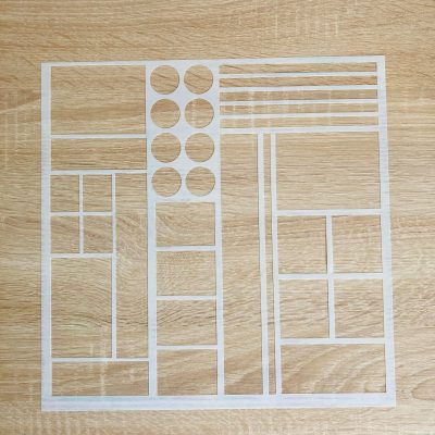 Pochoir 30x30 moonboard 2 tableau d'inspiration