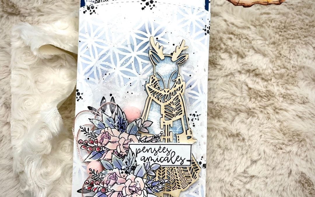 Enveloppe cadeau pensées amicales par Silvana