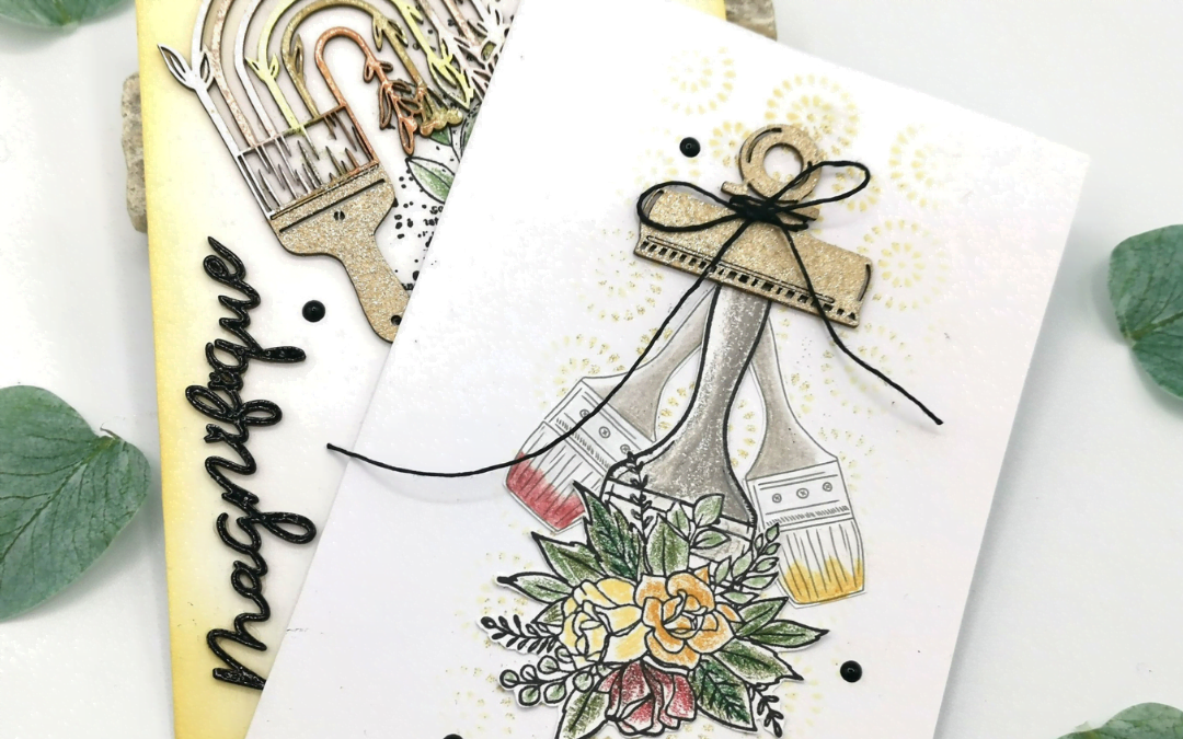 Duo de carte amicale par Chouette Fantaisie