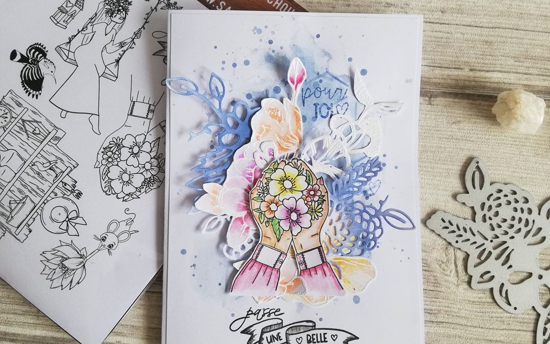 Carte florale une Belle journée par Triniti