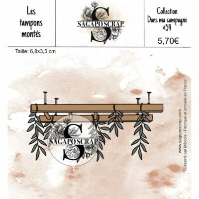 Collection Dans ma campagne #59 Echelle suspendue fleurie
