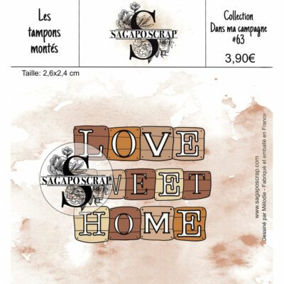 Collection Dans ma campagne #63 Love sweet home