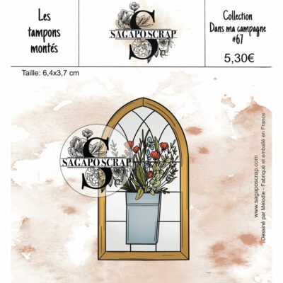 Collection Dans ma campagne #67 Miroir fleuri 