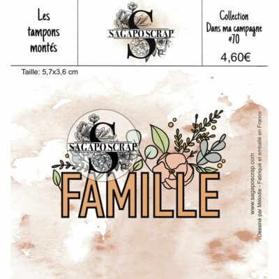 Collection Dans ma campagne #70 Famille fleurie 
