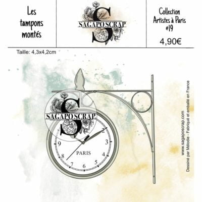 Collection Artistes à Paris #19 Horloge de gare