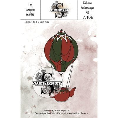 Collection Noël Mécanique #13 Théière Montgolfière