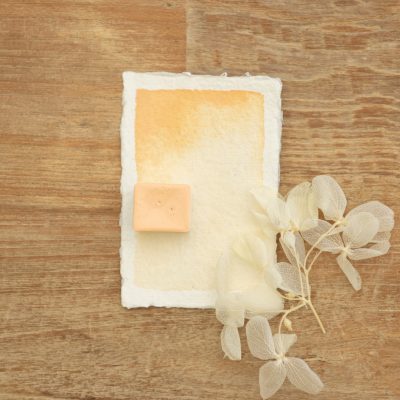 Demi godet Fleur d'hibiscus  - Aquarelle à l'unité ( Palette Printemps Vintage )