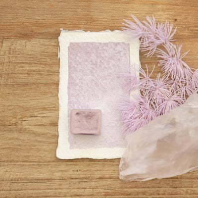 Demi godet Lilas poudrée - Aquarelle à l'unité ( Palette Printemps Vintage )