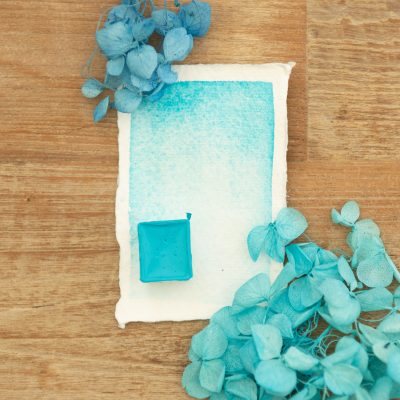 Demi godet Eau de roche - Aquarelle à l'unité ( Palette Rêverie Lunaire )