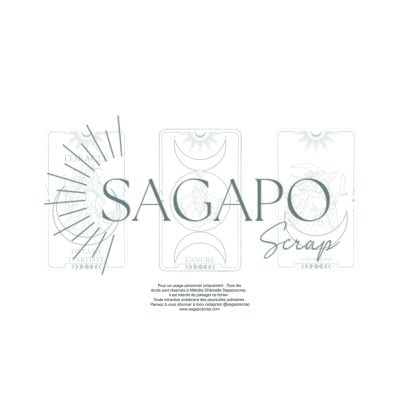 COLORIAGE À PEINDRE PAPIER AQUARELLE - Oracle Ame d'artiste - Carte Présentation - #1 - #2