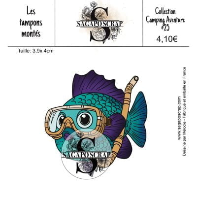 Collection Camping Aventure #25 Poisson masqué