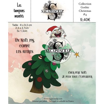 Collection Gothic Christmas #4 Le chat-pin