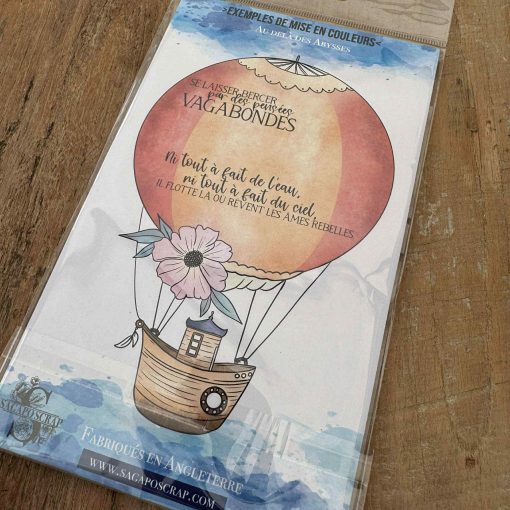Planche tampons A6 - Au-delà des abysses - Entre ciel et mer