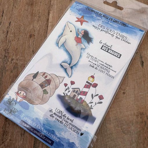 Planche tampons A6 - Au-delà des abysses - Les eaux du Nord