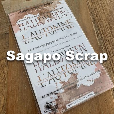 Planche tampons A6 - Echos d'automne - AUTOMNE HALLOWEEN
