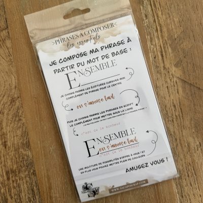 PLANCHE A6 - Les essentiels- ensemble