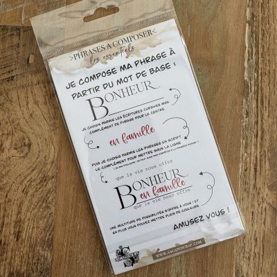 PLANCHE A6 - Les essentiels- bonheur