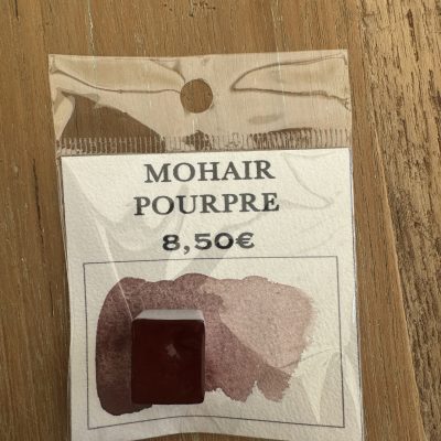 Demi godet MOHAIR POURPRE - Aquarelle à l'unité ( Palette NATURE BOHÈME )