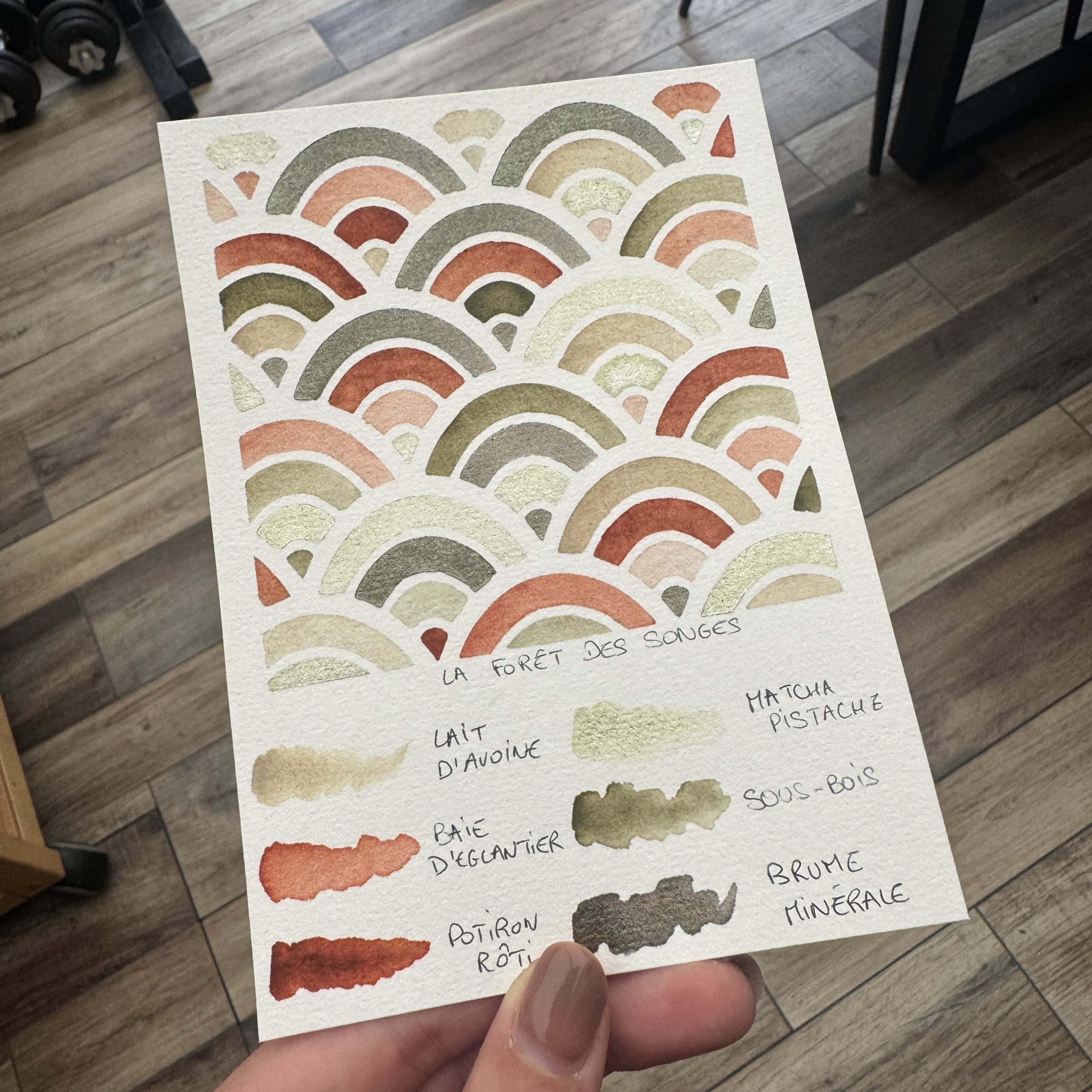 Collection La forêt des songes Aquarelles assortiment 6 minis Godets échantillons – Image 2